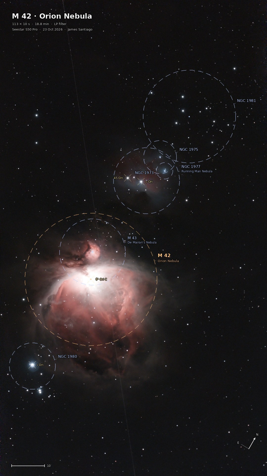 M 42 marked up